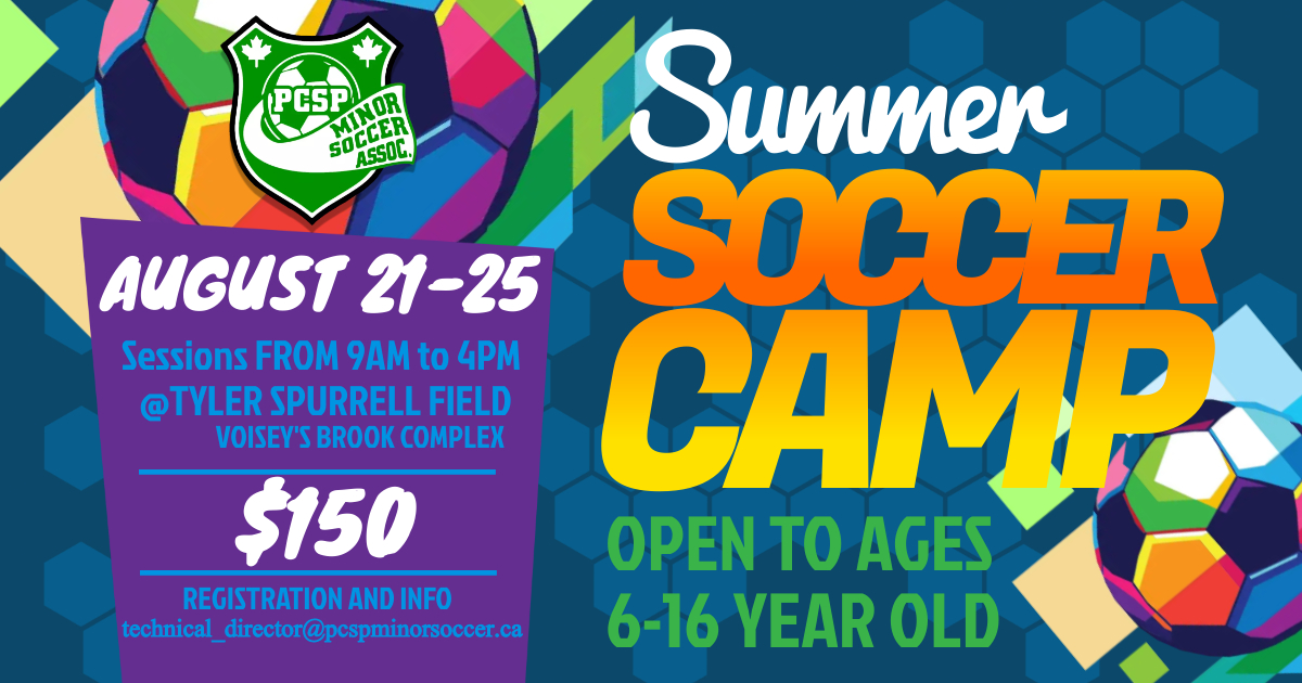 Portugal CoveSt. Philip's Minor Soccer Association site by RAMP